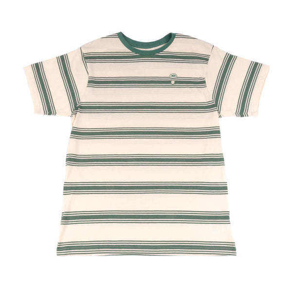 303 Boards - 303 X Brixton 303 Oval Stripe Shirt (White/Spruce)